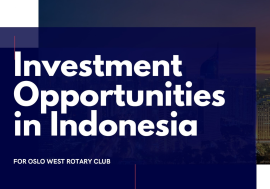 ONLINE MØTE: "Investment opportunities in Indonesia"